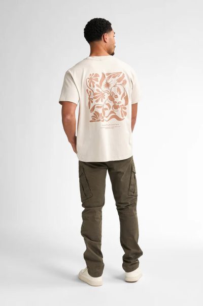 PETROL INDUSTRIES ανδρικό κοντομάνικο t-shirt - M-1050-TSR6210112 Εκρού - Image 6