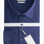 MICHAEL KORS μακρυμάνικο ανδρικό πουκάμισο performance stretch- MK0DS01531411 Μπλε