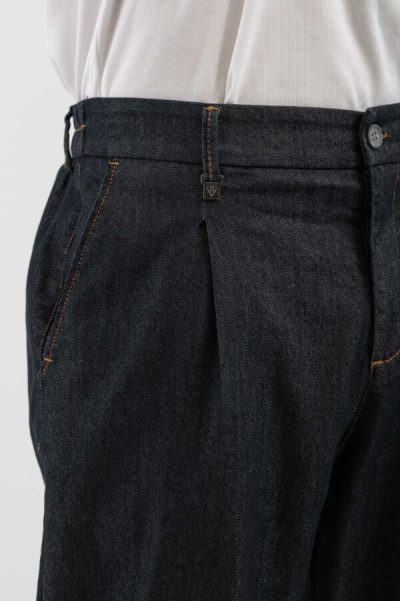 VITTORIO ανδρικό παντελόνι jean - 500-2425-ROSSETO BLACK - Image 6