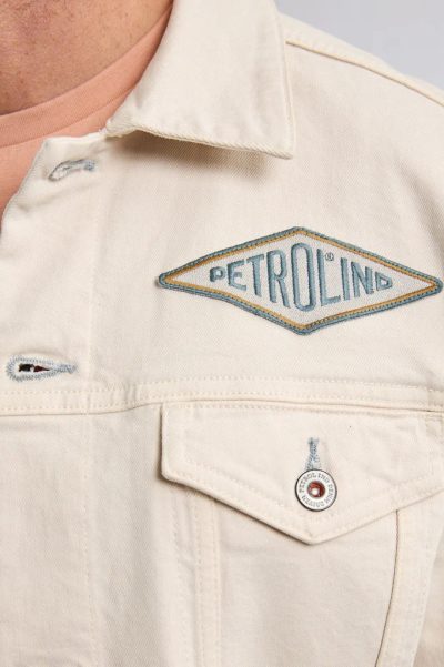 PETROLINDUSTRIES μπουφάν jean - M-1050-JAC001-0112 Μπεζ - Image 10