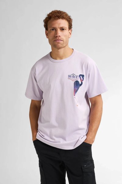 PETROL INDUSTRIES ανδρικό κοντομάνικο t-shirt - M-1050-TSR648-4111 Λιλά