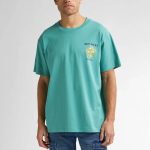 PETROL INDUSTRIES ανδρικό κοντομάνικο t-shirt - M-1050-TSR6496-6169 Πράσινο