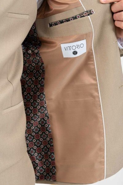 VITTORIO ανδρικό κουστούμι - 100-24-juliano Beige - Image 9