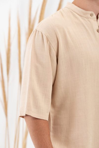 VITTORIO ανδρικό overshirt - 300-24-SPIAGGIA BEIGE - Image 7