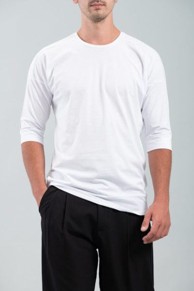 VITTORIO ανδρικό κοντομανικο tshirt - 300-23-021 white - Image 4