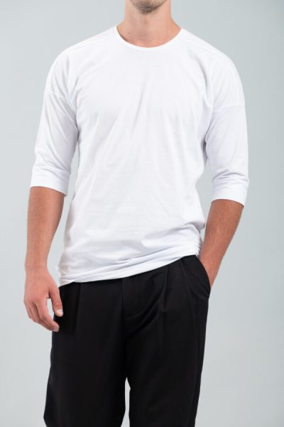 VITTORIO ανδρικό κοντομανικο tshirt - 300-23-021 white - Image 3
