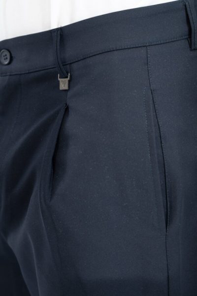 VITTORIO υφασμάτινο παντελόνι -500-24-VARESE BLUE - Image 6