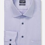 OLYMP LUXOR COMFORT FIT Big Size Non Iron πουκάμισο - 10808483 Λιλα