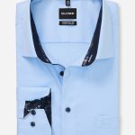 OLYMP LUXOR COMFORT FIT Big Size Non Iron πουκάμισο - 14008411 ΣΙΕΛ