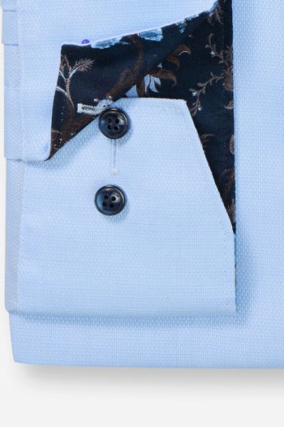 OLYMP LUXOR COMFORT FIT Big Size Non Iron πουκάμισο - 14008411 ΣΙΕΛ - Image 3