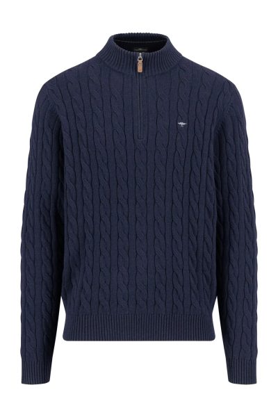 FYNCH HATTON ανδρικό πλεκτό - 1509 207 690 NAVY - Image 6