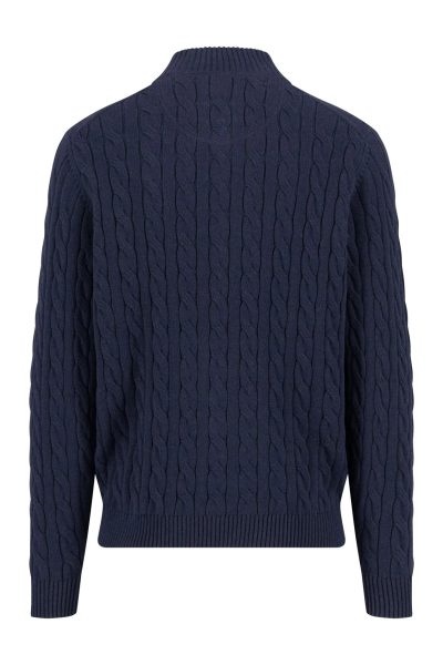 FYNCH HATTON ανδρικό πλεκτό - 1509 207 690 NAVY - Image 7