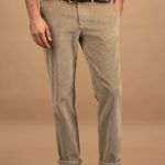 FYNCH HATTON ανδρικό παντελόνι κοτλέ - 1510 2805 833 BEIGE