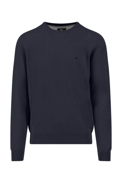 FYNCH HATTON ανδρική πλεκτή μπλούζα - 1514 220 690 NAVY - Image 7