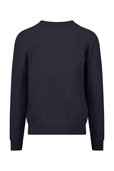 FYNCH HATTON ανδρική πλεκτή μπλούζα - 1514 220 690 NAVY - Image 6