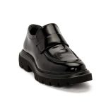 FENOMILANO Ανδρικά Δερμάτινα Spazzolato Loafers Total Black - 2424 T. Black - Image 6
