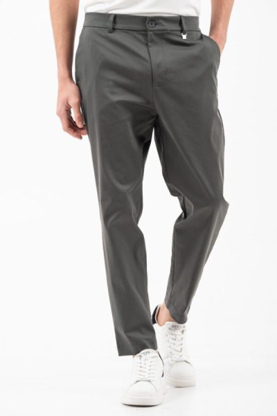 VITTORIO βαμβακερό παντελόνι - 500-2526-SALETTO OLIVE