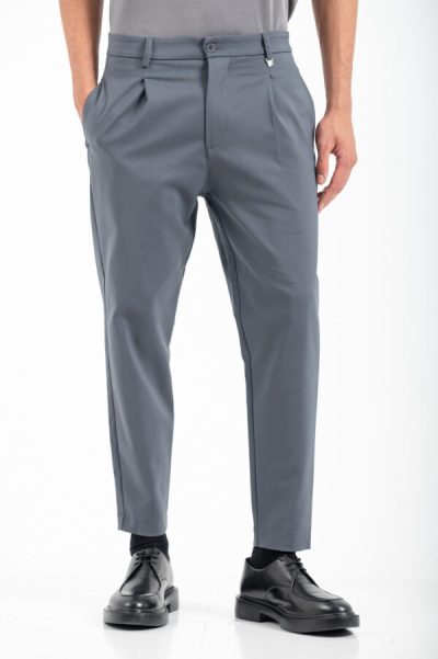 VITTORIO βαμβακερό παντελόνι - 500-2526-MARANELO/GREY - Image 6