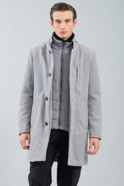 Παλτό Vittorio 400-2324-BOLSANO Grey - Image 5