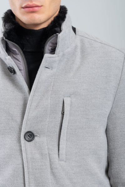 Παλτό Vittorio 400-2324-BOLSANO Grey - Image 8
