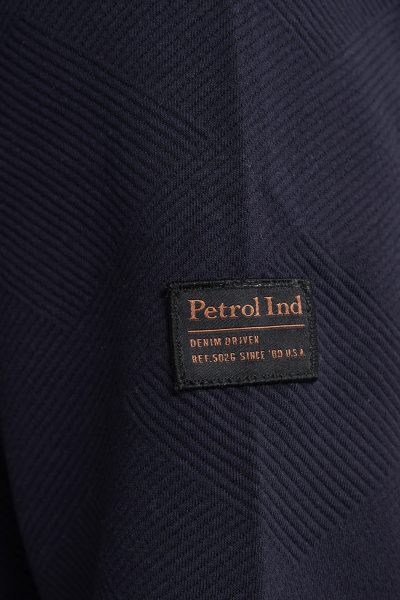 PETROL INDUSTRIES φούτερ με λαιμόκοψη - M-3050-SWR3105092/BLUE - Image 10
