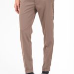 VITTORIO υφασμάτινο παντελόνι - 500-25-DIVERSO-3 BROWN
