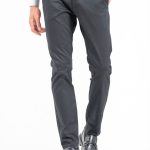 VITTORIO βαμβακερό chino παντελόνι - 500-2526-COMO black