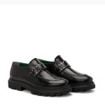 FENOMILANO Ανδρικά Δερμάτινα Spazzolato Loafers - 2424-1 Total Black