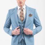 VITTORIO ανδρικό κουστούμι - 100-25-ROSSI Light Blue