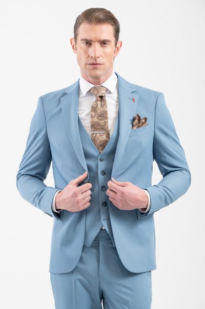 VITTORIO ανδρικό κουστούμι - 100-25-ROSSI Light Blue