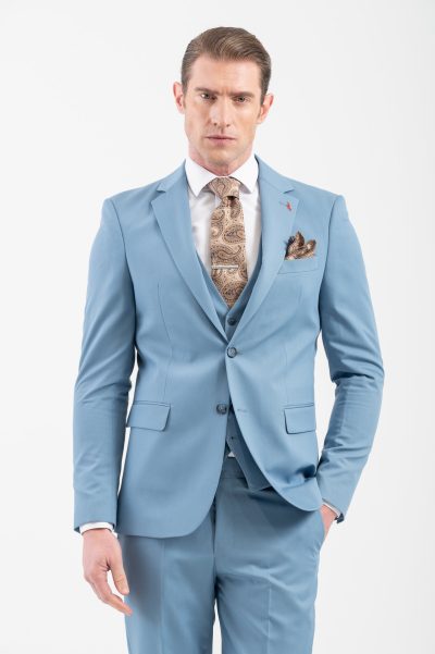VITTORIO ανδρικό κουστούμι - 100-25-ROSSI Light Blue - Image 6