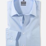 OLYMP LUXOR COMFORT FIT Big Size Non Iron πουκάμισο - 025464165 Σιέλ