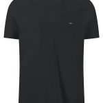 FYNCH HATTON ανδρικό tshirt κοντό μανίκι  - 1603-1707-999 Μαύρο