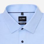 OLYMP LUXOR COMFORT FIT Big Size Non Iron πουκάμισο - 14021411 Σιέλ - Image 5