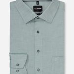 OLYMP LUXOR COMFORT FIT Big Size Non Iron πουκάμισο - 14021445 Πράσινο