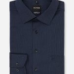 OLYMP LUXOR COMFORT FIT Big Size Non Iron πουκάμισο - 14201418 Μπλε