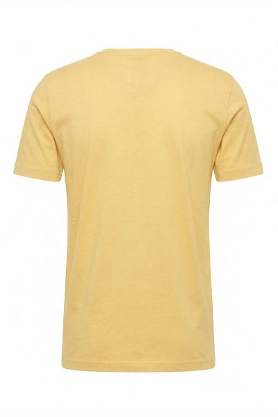 FYNCH HATTON ανδρικό tshirt κοντό μανίκι  - 1613-1500-113 Pale Yellow - Image 6