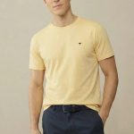 FYNCH HATTON ανδρικό tshirt κοντό μανίκι  - 1613-1500-113 Pale Yellow