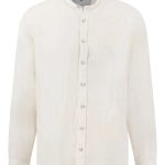FYNCH HATTON ανδρικό λινό πουκάμισο - 1613-6008-802 White
