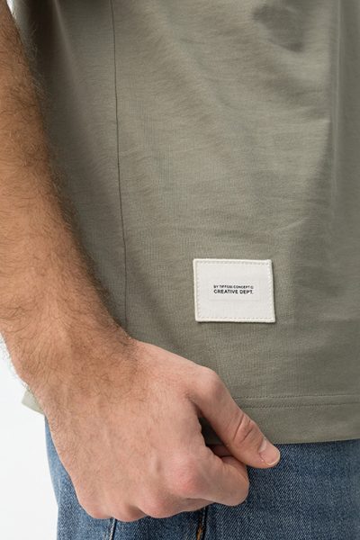 TIFFOSI ανδρικό κοντομάνικο t-shirt - 10064351-812 Χακί - Image 6