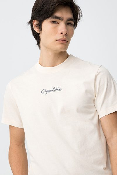 TIFFOSI ανδρικό κοντομάνικο t-shirt - 10064335-101 Μπεζ - Image 6