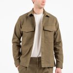 VITTORIO ανδρικό Overshirt  300-2526-BIAGIO OLIVE