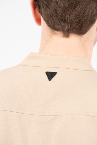 VITTORIO ανδρικό Overshirt  300-26-MORRONE BEIGE - Image 7