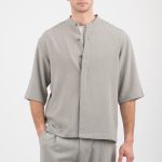 VITTORIO ανδρικό Overshirt  300-26-MORRONE GREY