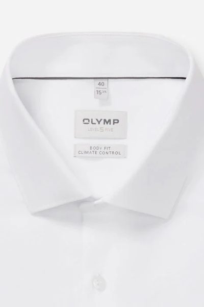 OLYMP LEVEL 5 βαμβακερό ανδρικό πουκάμισο - 07346400 Άσπρο - Image 8