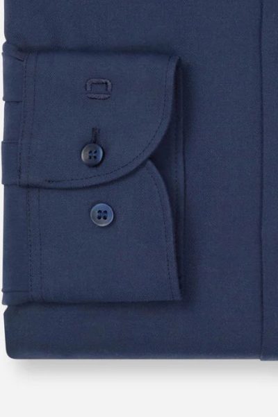 OLYMP LEVEL 5 EASY IRON  βαμβακερό ανδρικό πουκάμισο - 07346418 Μπλε - Image 6