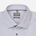 OLYMP LUXOR COMFORT FIT Big Size Non Iron πουκάμισο - 10461463 Γκρι - Image 6