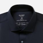 OLYMP LEVEL 5 EASY IRON  βαμβακερό ανδρικό πουκάμισο - 20028418 Μαύρο - Image 7