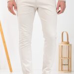 VITTORIO καλοκαιρινό βαμβακερό chino παντελόνι - 500-25-COMO STONE