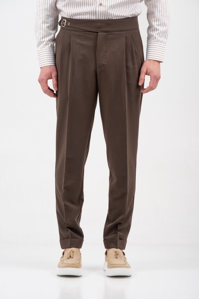 Ανδρικό υφασμάτινο Παντελόνι Vittorio / 500-2526-MEZZANO BROWN - Image 2